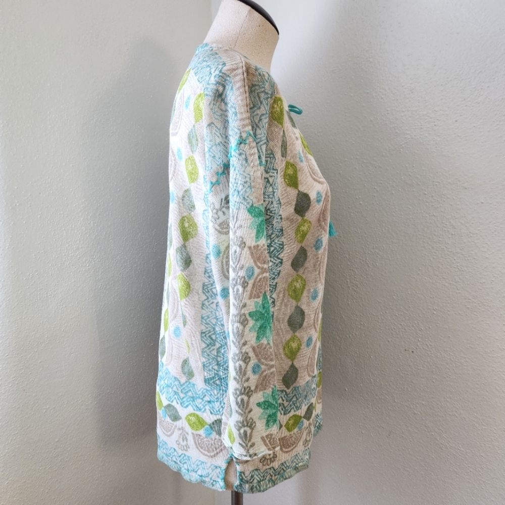 Sigrid Olsen Tunic Long Sleeve  Top Small - Picture 4 of 14